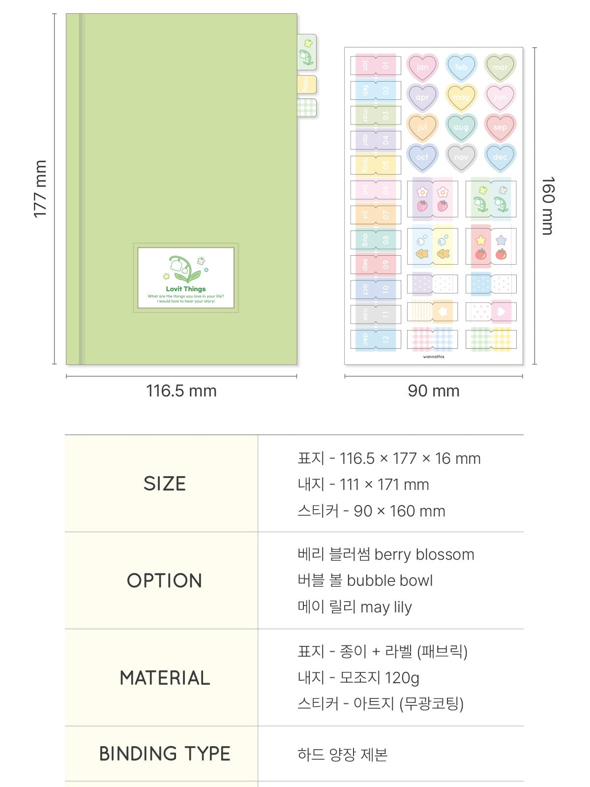 Wannathis Lovit Things Diary (萬年款)