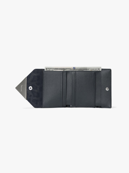 Fennec Triangle Doco Wallet - Leopard Navy
