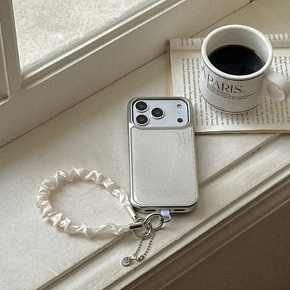 【Set】MM (Silver Bumper Case)+ Pure Silk 手機繩 (3色)