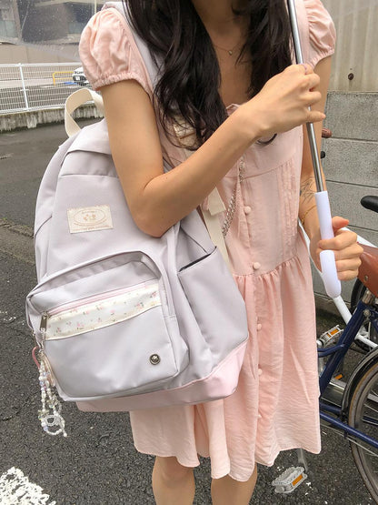 Ovuni Bon Voyage Backpack - Pale grey