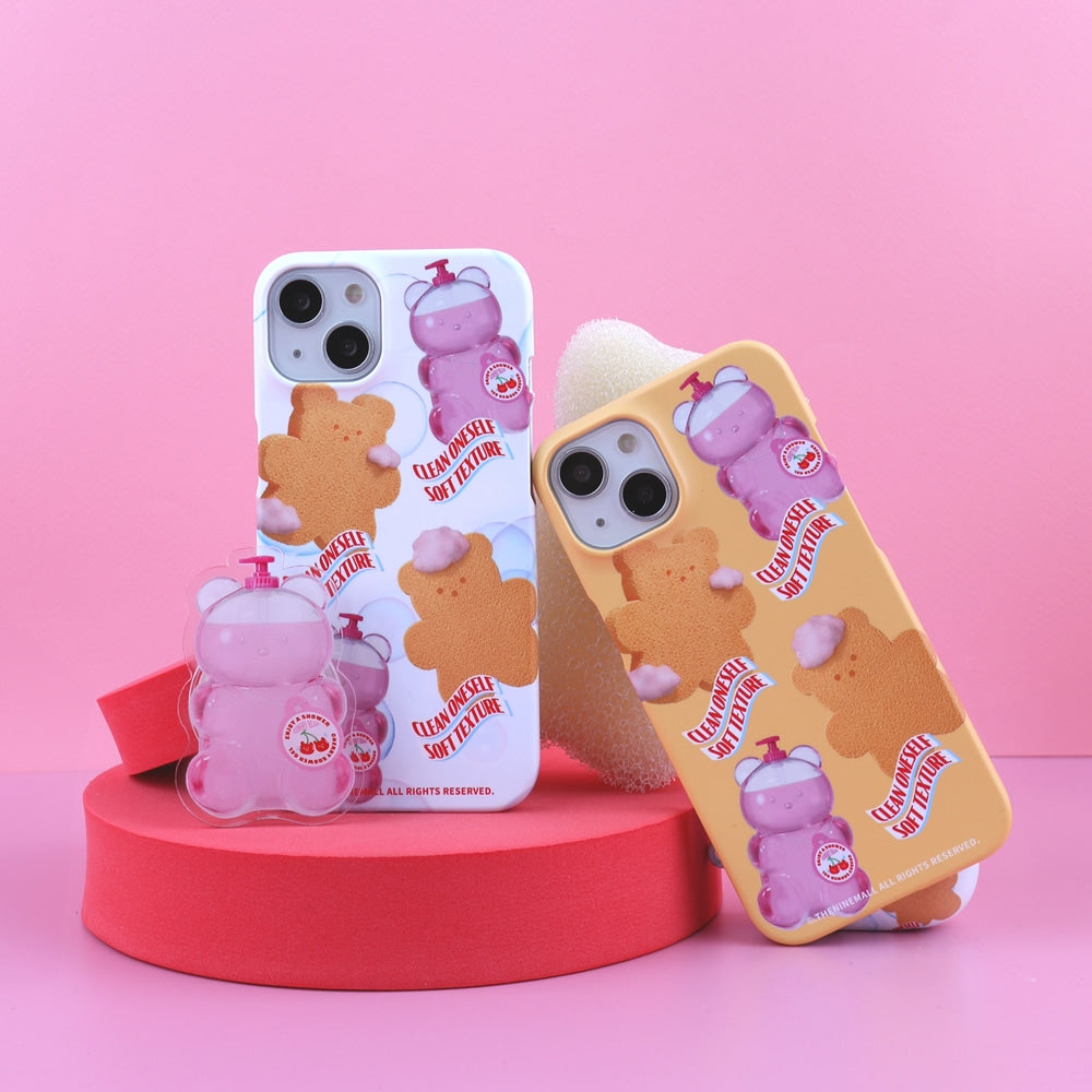 Pattern Loofah Gummy Phone Case (Hard 普通硬殼) (2色)