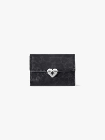 Fennec Hearty Flap Wallet - Leopard Black