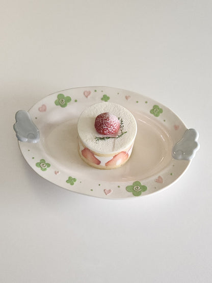 Muimi Pure Wing Ceramic Plate
