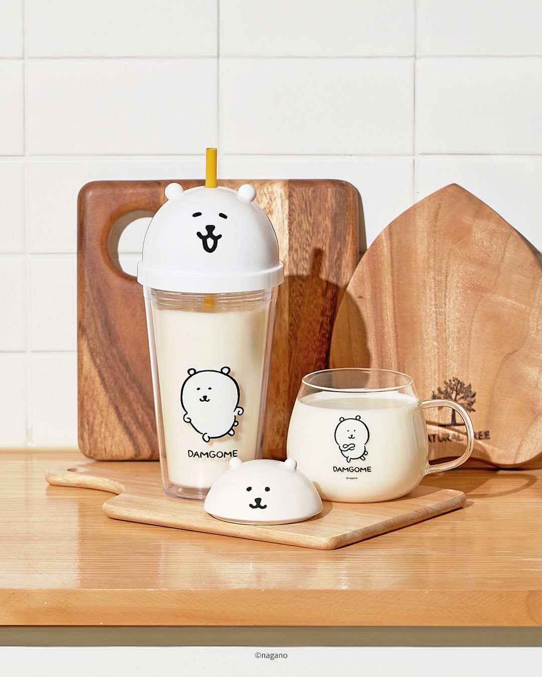 【白熊新品】Joke Bear Face Glass Mug with Lid 有蓋玻璃杯