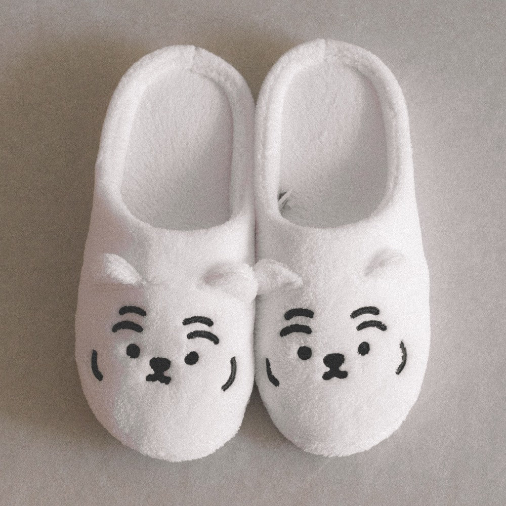 Muzik Tiger Fur Slippers (2色)