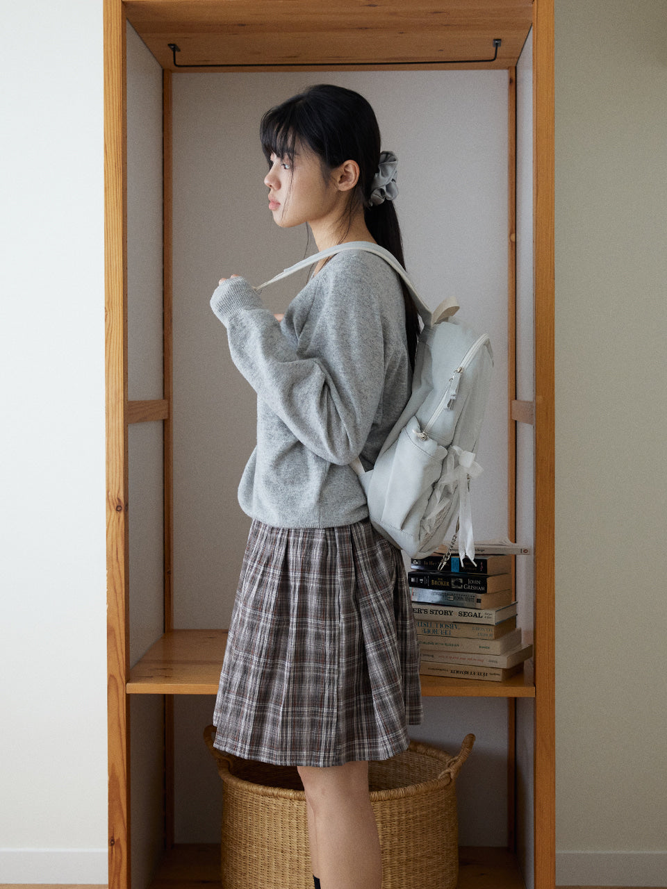 Ovuni Romantique Sneaker Backpack_Grey