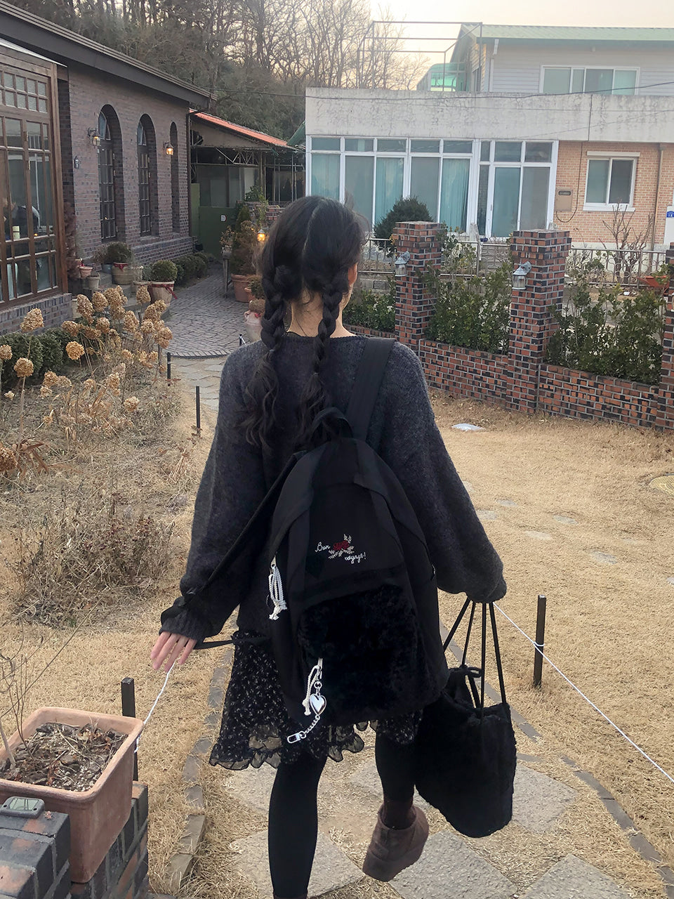 Ovuni Vintage Bon Voyage Backpack - Black