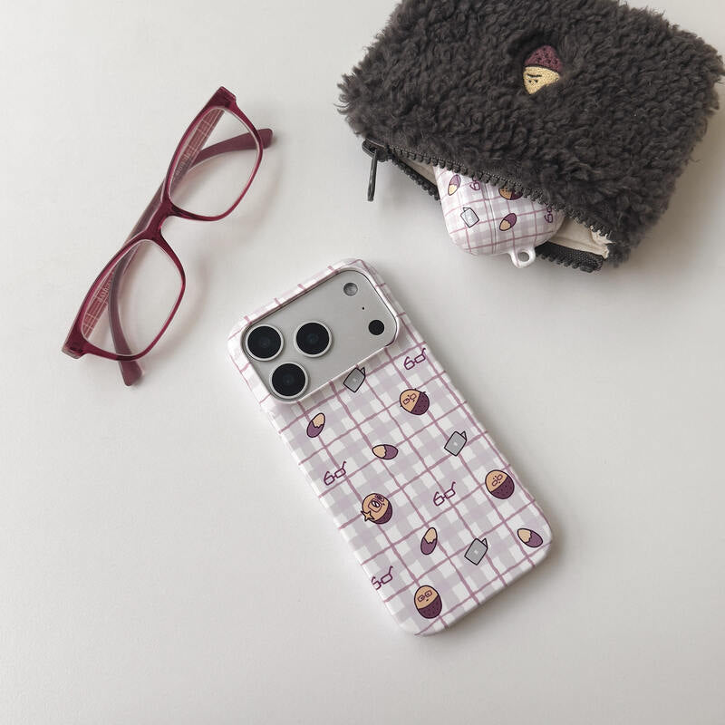 【新上架優惠🍋】Second Morning Glasses Checked Case (Hard 硬殼)