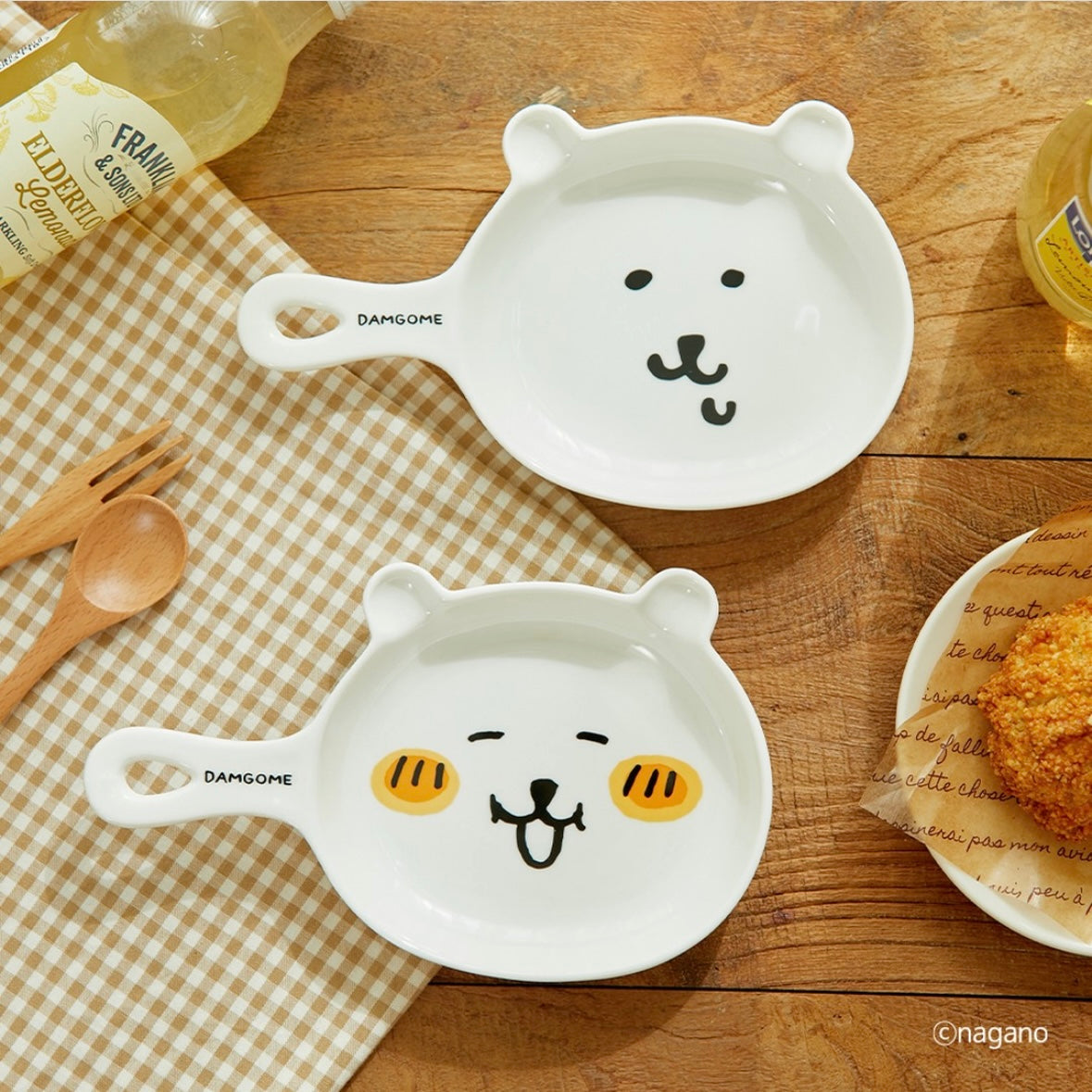 Joke Bear Handle Plate Set