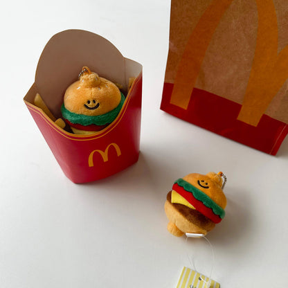 Second Morning Burger Lemony Keyring