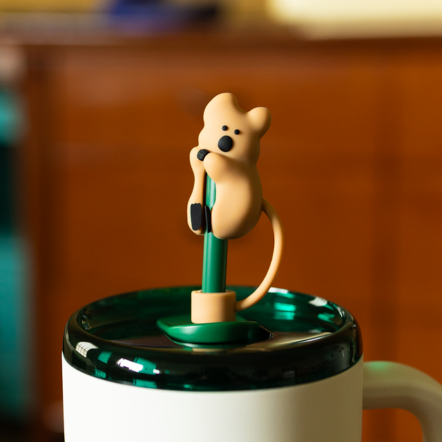 Dinotaeng Quokka & BOBO Straw Topper 吸管防塵蓋