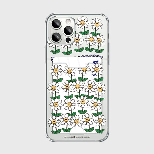 549 Happy Daisy Cream (Card Pocket Jelly Case 透明插卡款)