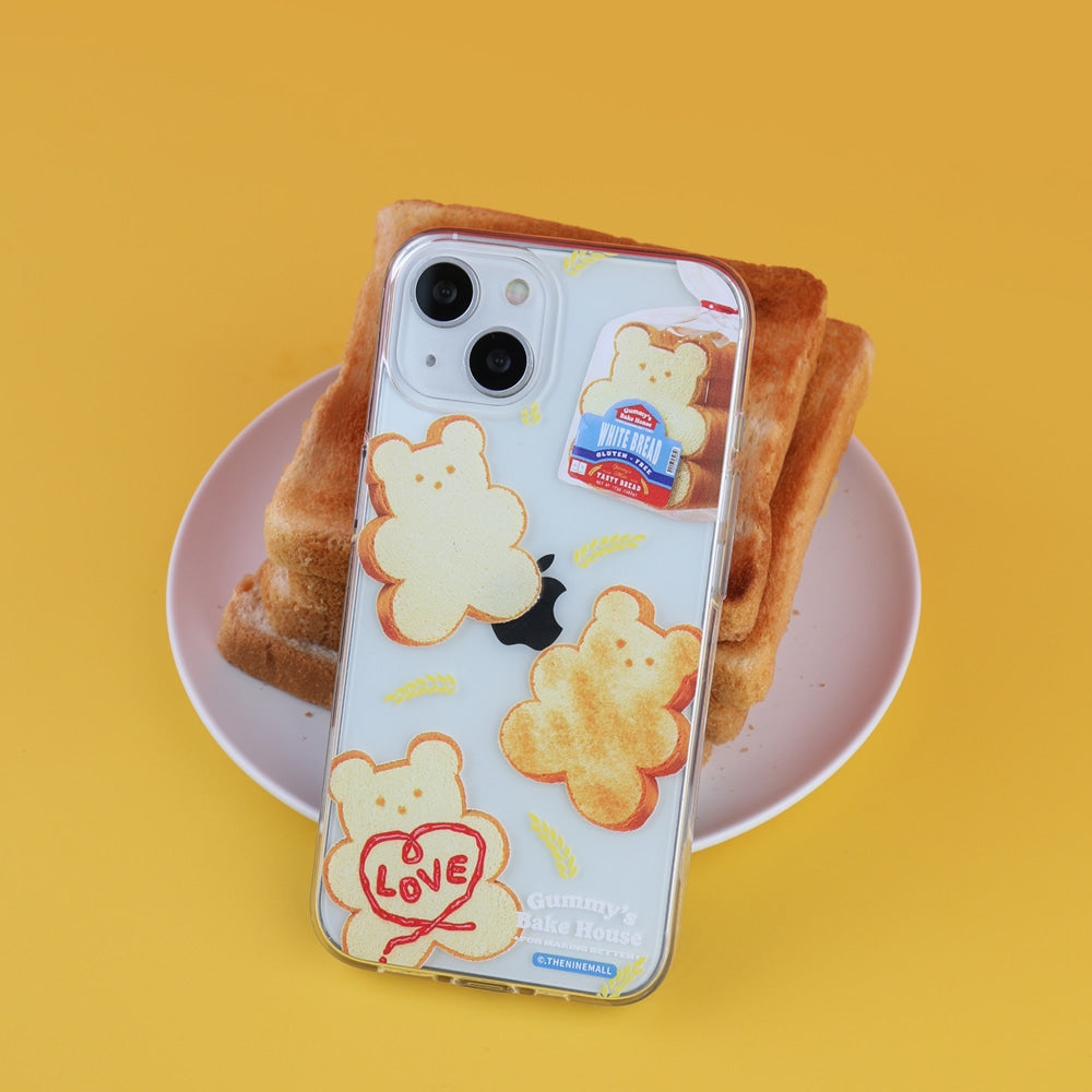 Pattern Bread Gummy Phone Case (Clear/Tank Clear 透明/透明Tank款)