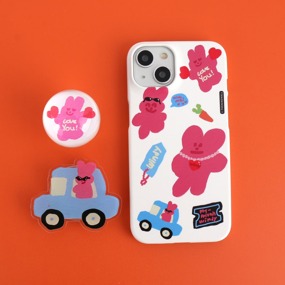 Windy Painting Sticker Phone Case (Hard 普通硬殼)