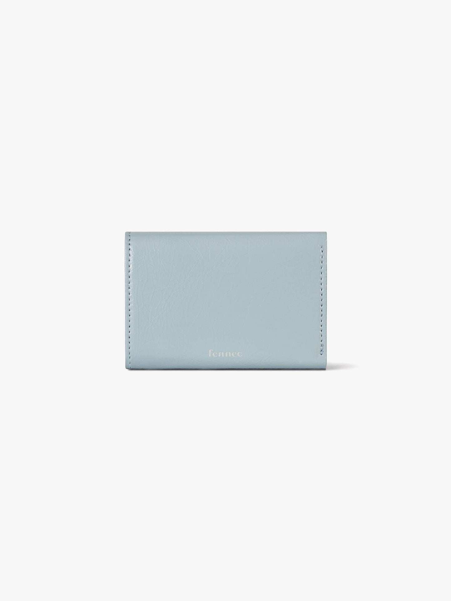 Fennec Crinkle Triangle Triple Wallet - Haze blue