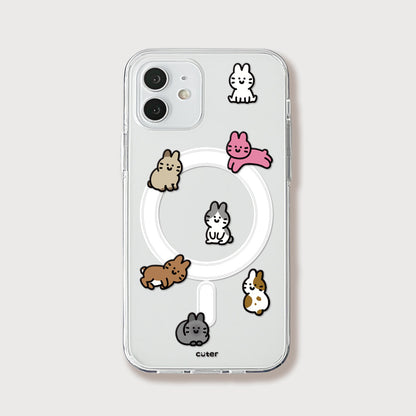 Cuter Rabbits Magsafe Case