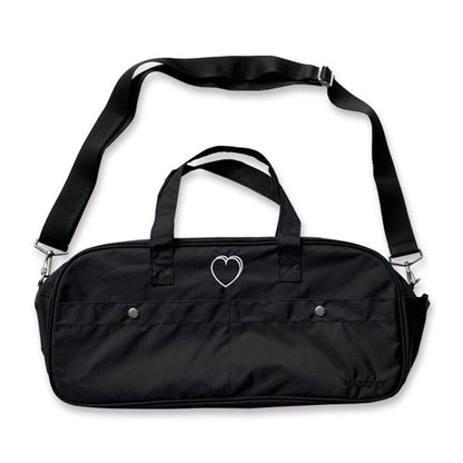 Mazzzzy signature heart duffel bag