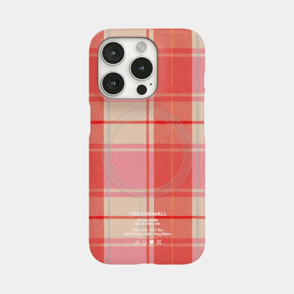 Vintage Check Scarf Phone Case (Hard/Card Storage/Magsafe)
