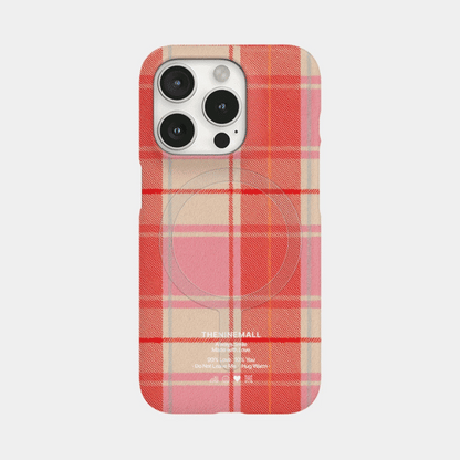 Vintage Check Scarf Phone Case (Hard/Card Storage/Magsafe)