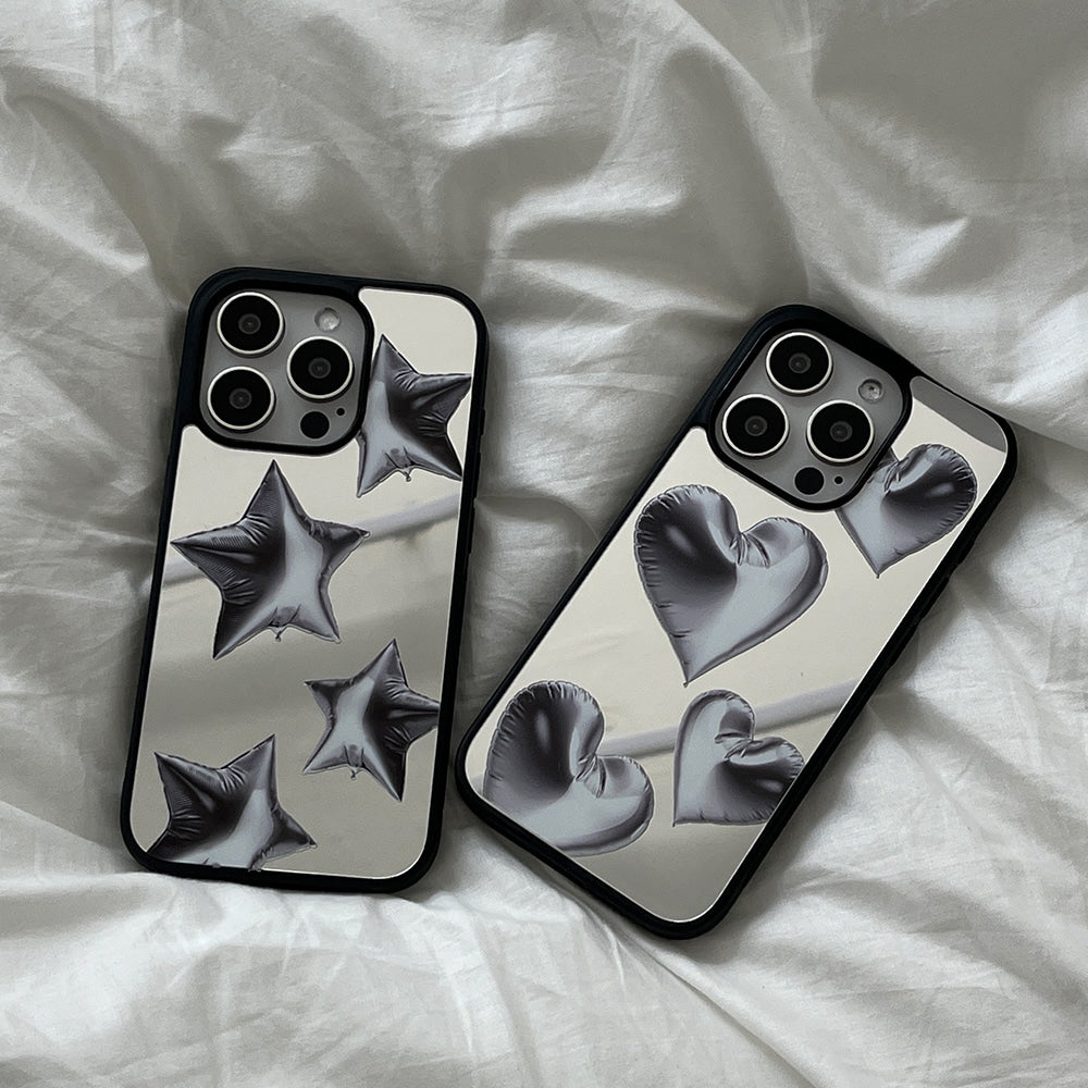 Silver Pattern Mirror Bumper Case (鏡面殼) (3款)