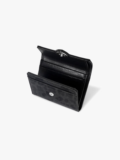 Fennec Hearty Flap Wallet - Leopard Black