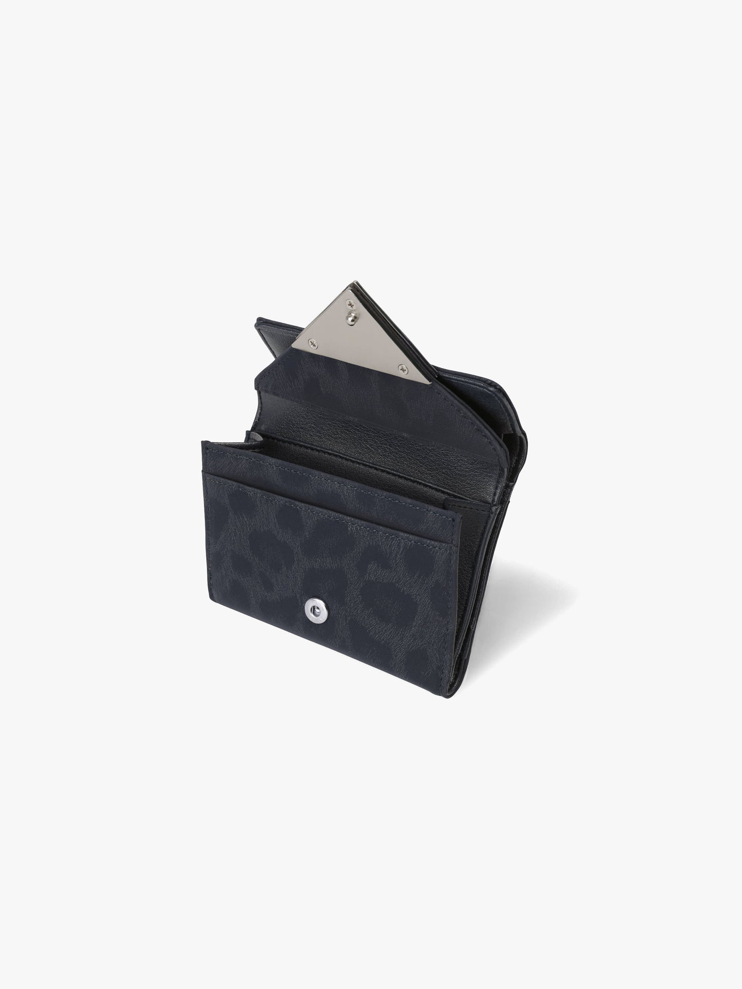 Fennec Triangle Doco Wallet - Leopard Navy