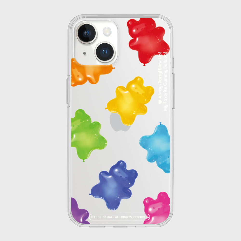 Rainbow Gummy Balloon Phone Case (Clear/Tank Clear 透明/透明Tank款)