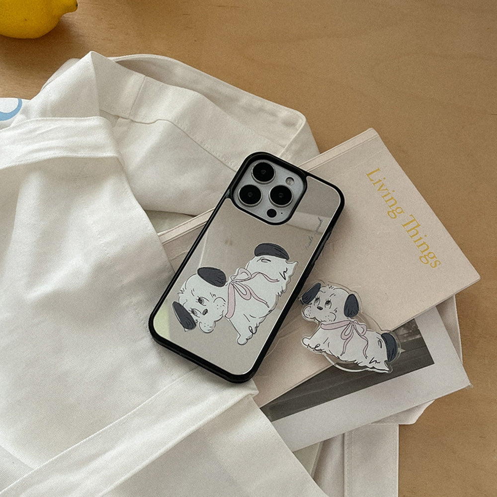 Doodle Puppy Mirror Bumper Case (鏡面殼)