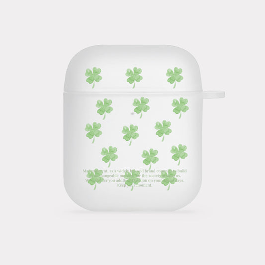Mademoment Clover Wish Pattern Airpods Case (半透明殼)
