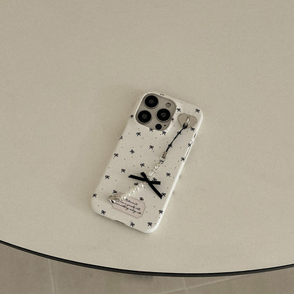 【Set】Small Ribbon Pattern (Hard 硬殼)+Tag Holder+Keyring