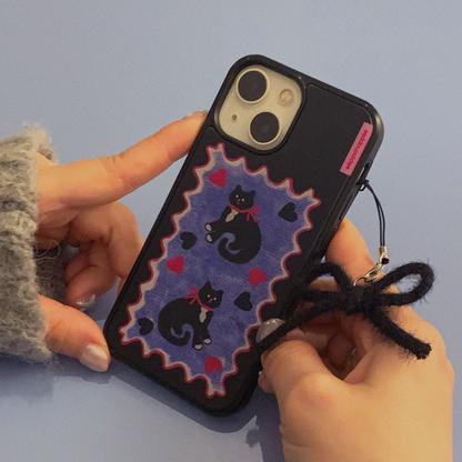 Eppah Tuxedo Cat Case (Epoxy bumper/Glass/Magsafe)