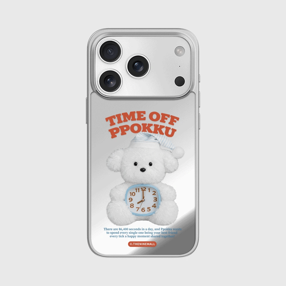 Time Off Ppokku Phone Case (Mirror silver bumper case)