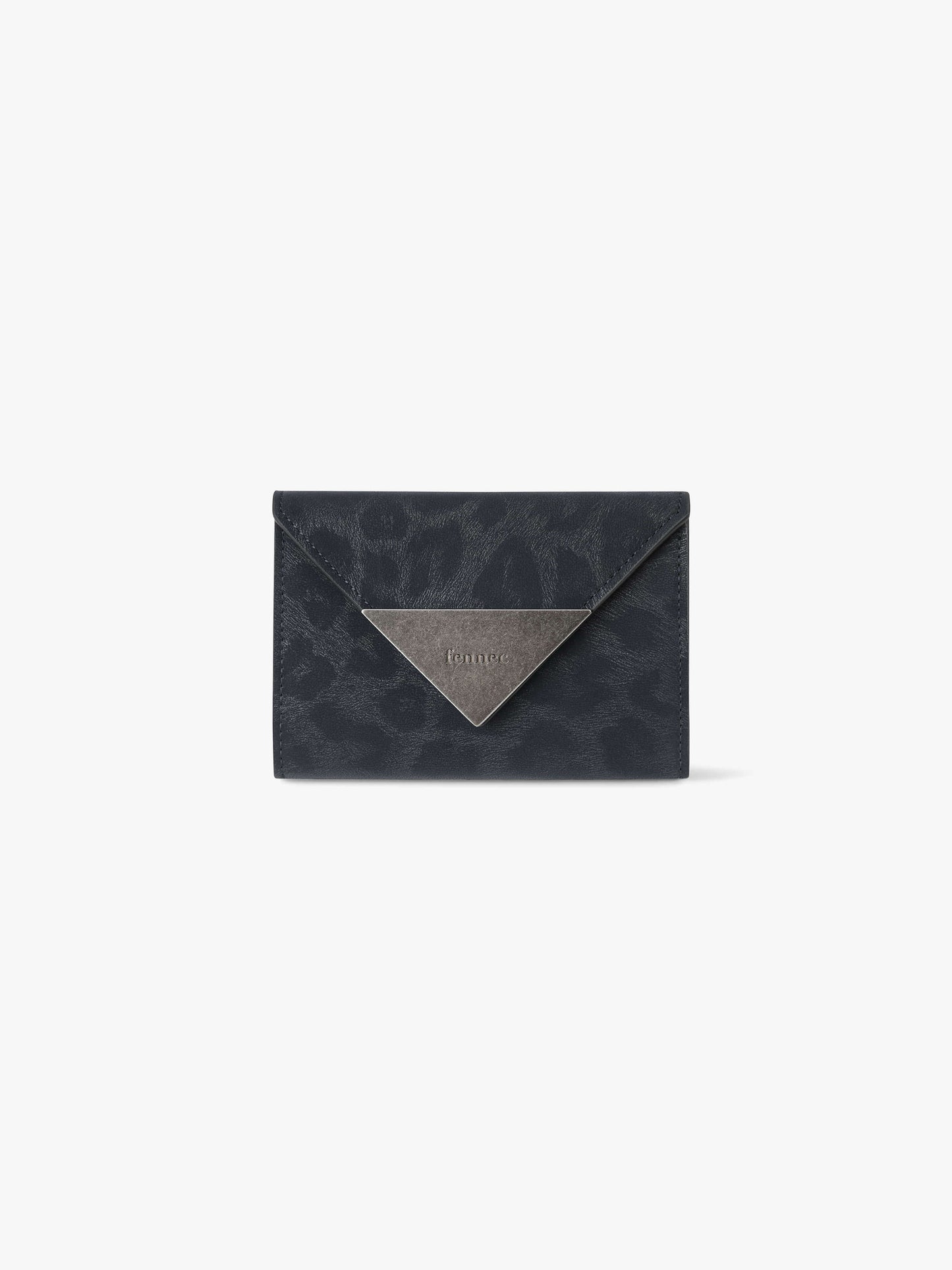 Fennec Triangle Name Pocket - Leopard Navy