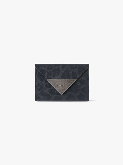 Fennec Triangle Name Pocket - Leopard Navy