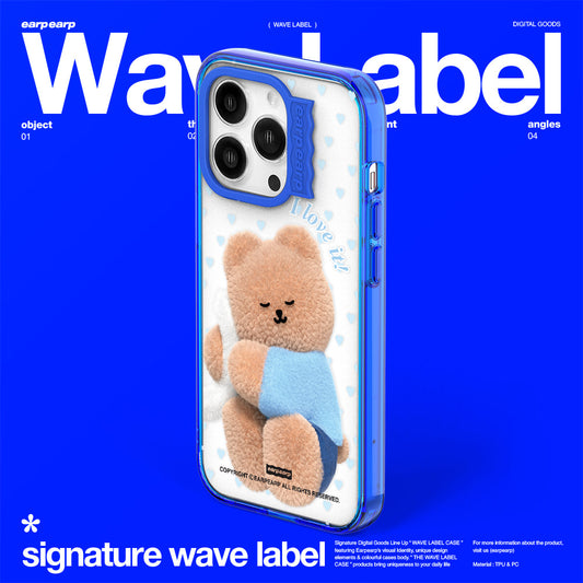 VALENTINE'S LOVE COVY-BLUE (Wave Label Clear Case)