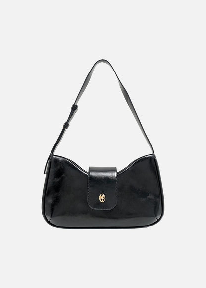 MARITHÉ FRANÇOIS GIRBAUD CIRCLE LOGO HOBO BAG black