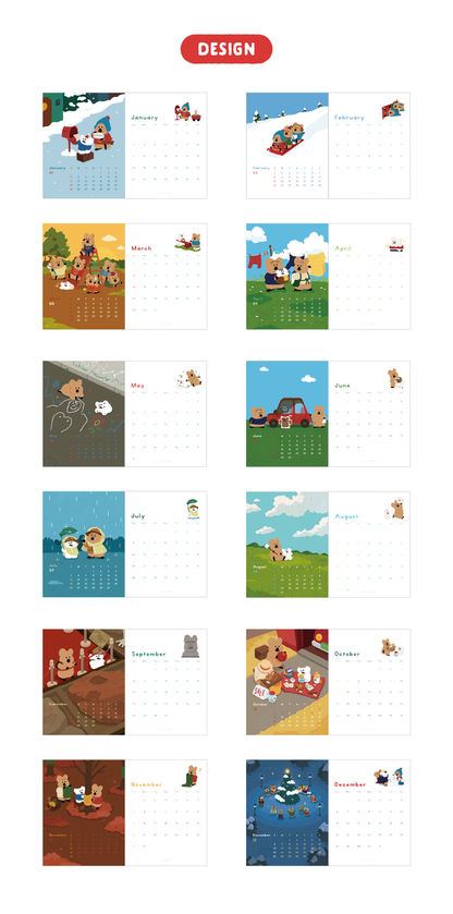 【新上架優惠!】Dinotaeng 2026 Calendar