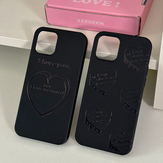 Mazzzzy signature heart case ver.2 (black) (2款)