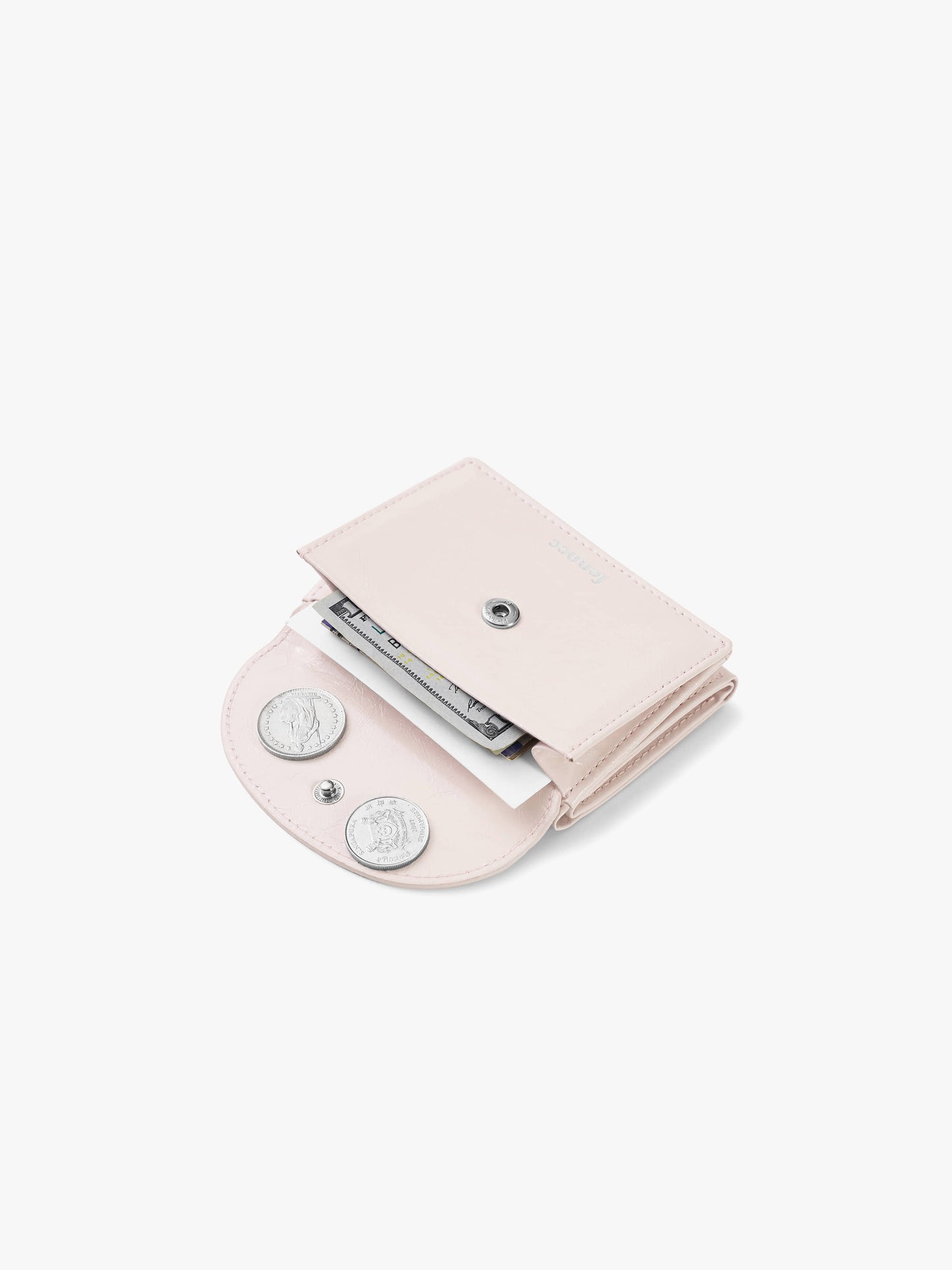Fennec Crinkle Halfmoon Mini Wallet -Blossom