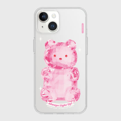 Pink Light Gummy Phone Case (Clear/Tank Clear 透明/透明Tank款)