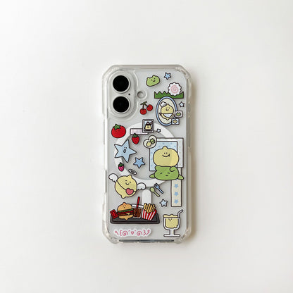 Second Morning Collage Case (Magsafe Clear)