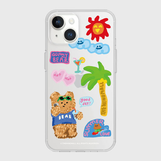 Summer Painting Phone Case (Clear/Tank Clear 透明/透明Tank款)