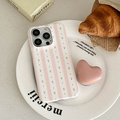 Mini Tulip Pattern Phone Case (Hard/Card Storage)