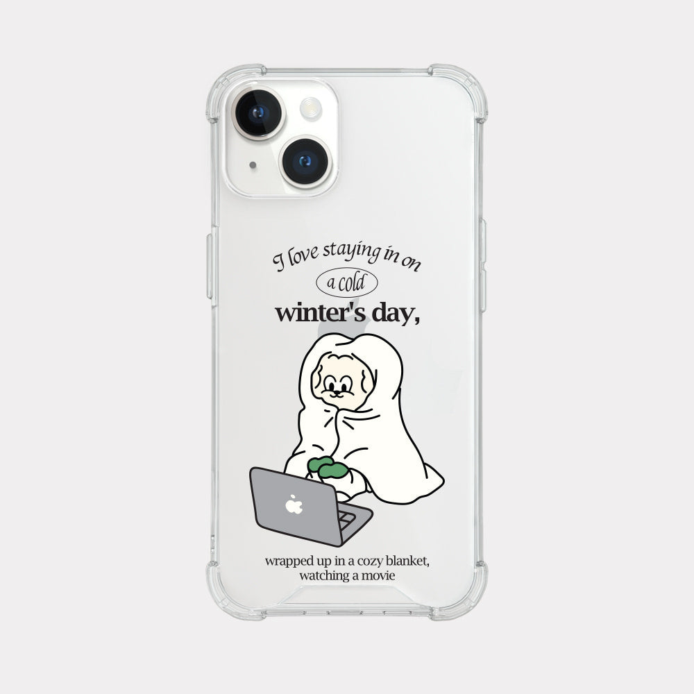 Rest At Home Butty Phone Case (Clear/Tank Clear/Clear card storage)