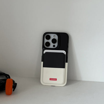 【Set】Half Coloring (Magsafe Hard) + Card Slot