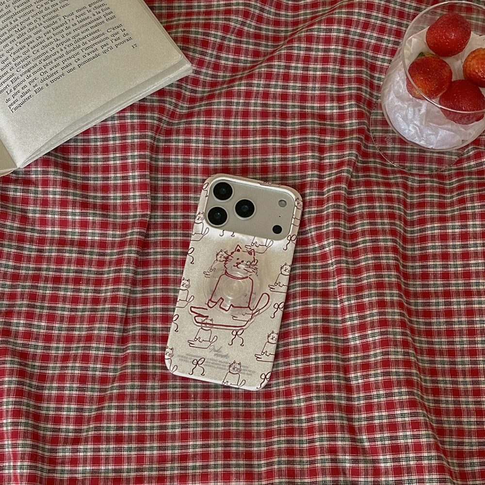 I Like Cat Phone Case (Hard/Card Storage/Magsafe)