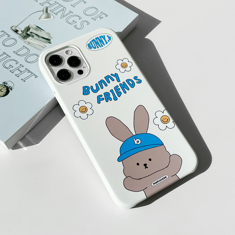 572 Blue F Bunny Phone Case (Hard 普通硬殼)