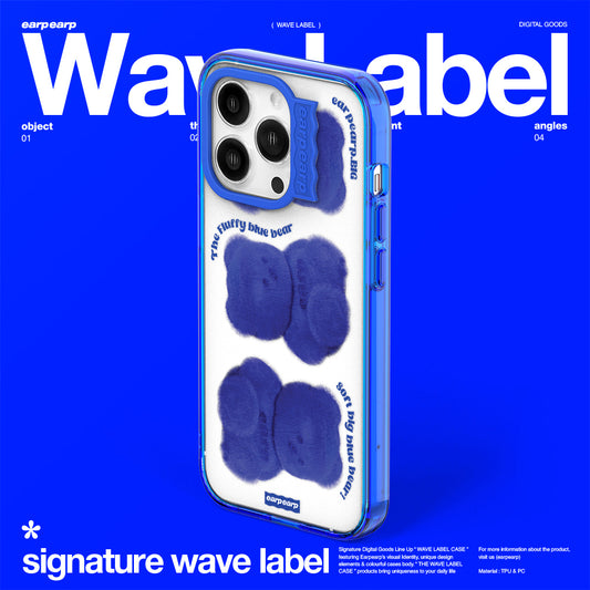 FUR BIG FACO-BLUE (Wave Label Clear Case)