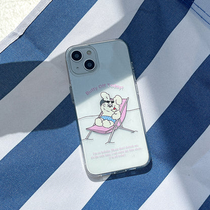 Off Today Butty Phone Case (Clear/Tank 透明/透明Tank款)