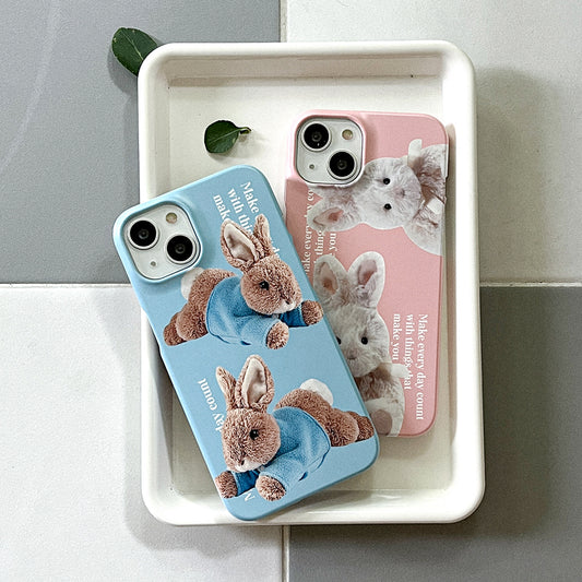 Make Happy Bunny Phone Case (Hard 普通硬殼) (2色)